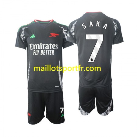Maillot de Foot Arsenal Saka 7 Enfant Exterieur 2024/25